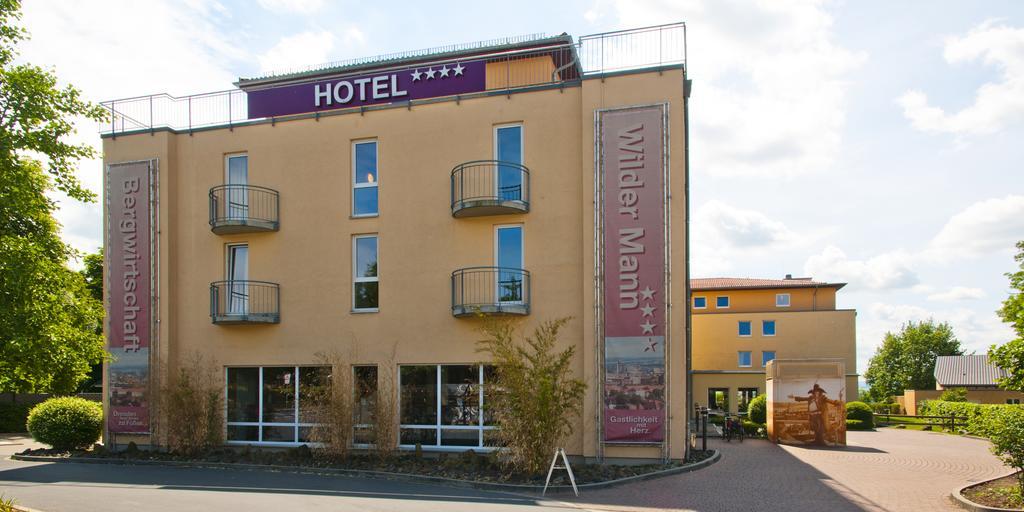 Bergwirtschaft Wilder Mann Hotel Und Restaurant دريسدن المظهر الخارجي الصورة